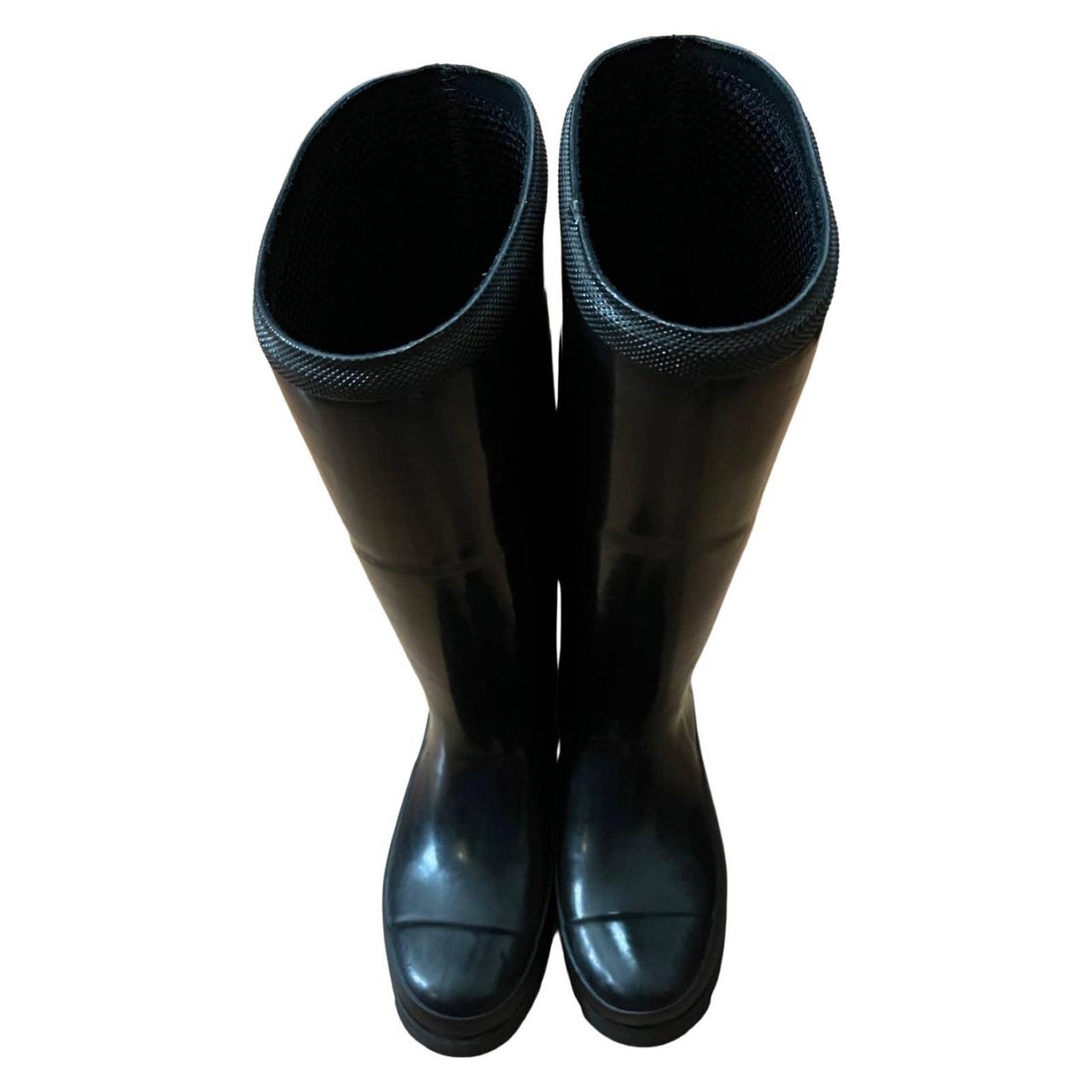 Sorel black hot sale rain boots