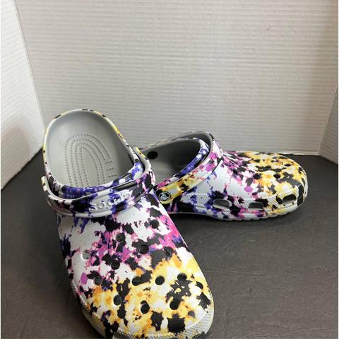 Crocs Classic Tie Dye Mania Clog Size 13M Woman s Depop