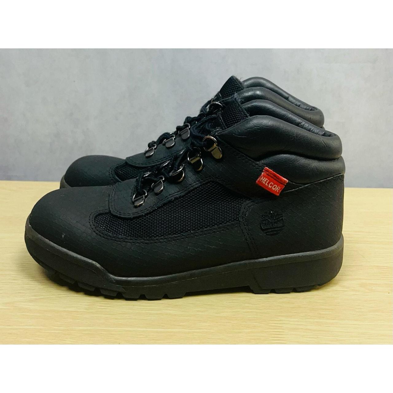 Black helcor timberland boots best sale