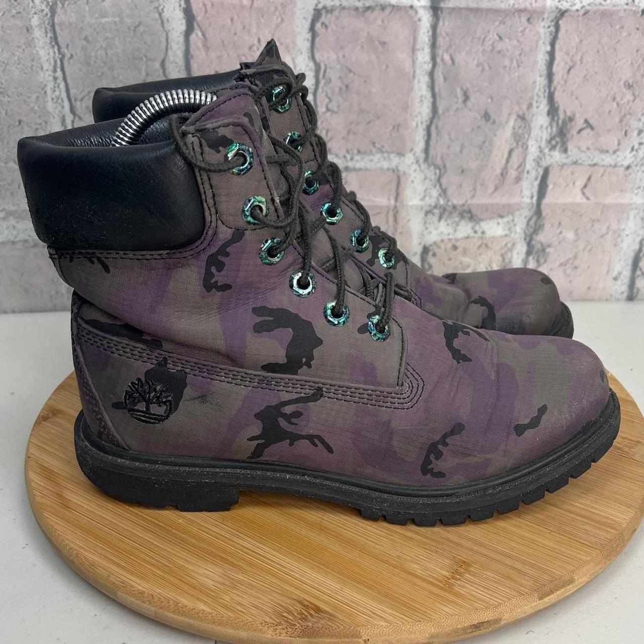 Ladies purple fashion timberland boots