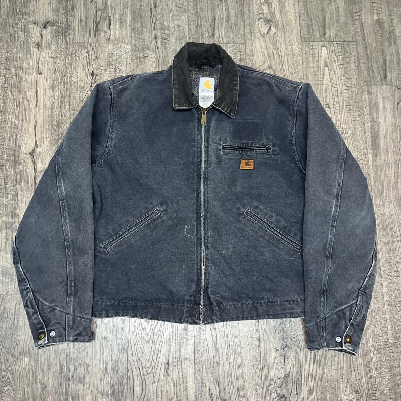 Carhartt detroit jacket navy on sale blue