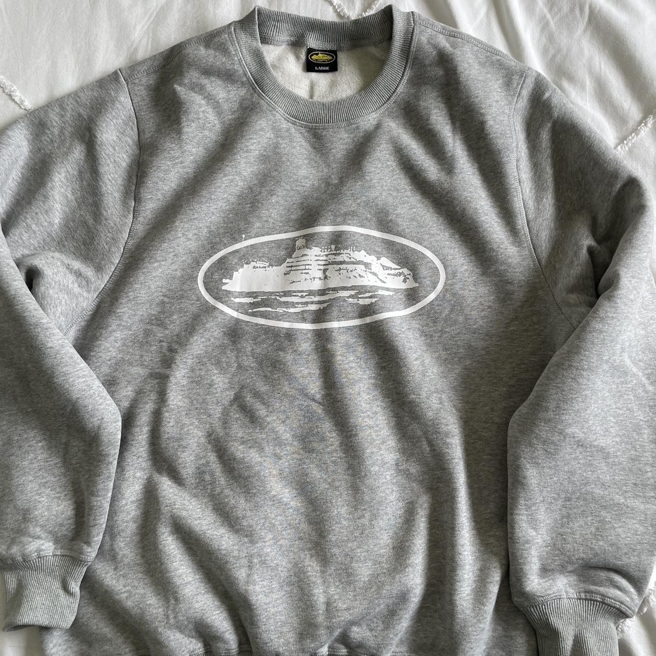 Corteiz Grey crewneck/sweatshirt Authentic ... - Depop