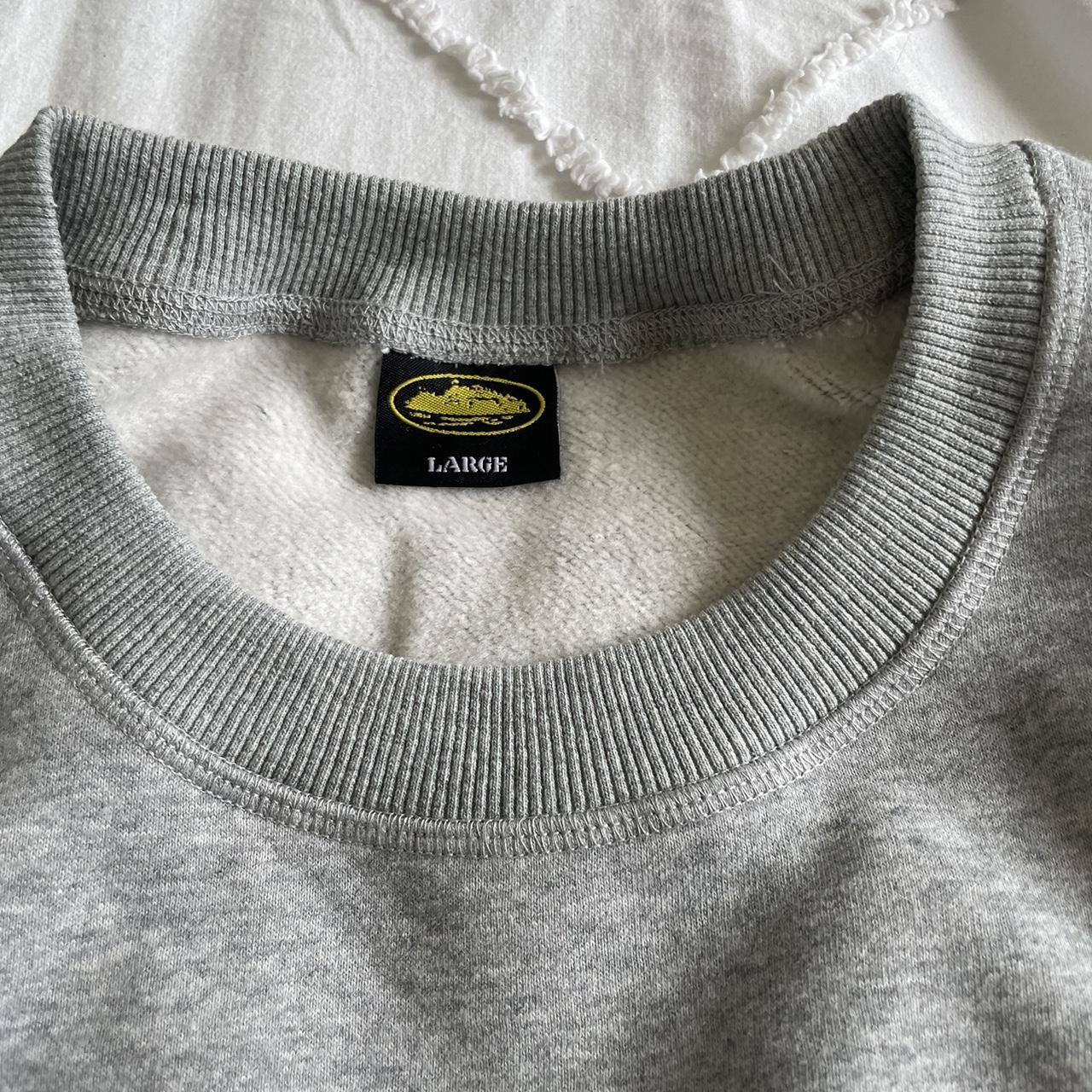 Corteiz Grey crewneck/sweatshirt Authentic ... - Depop