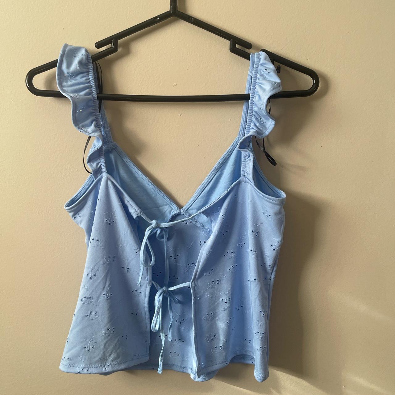 H&M Women's Blue Vest Depop