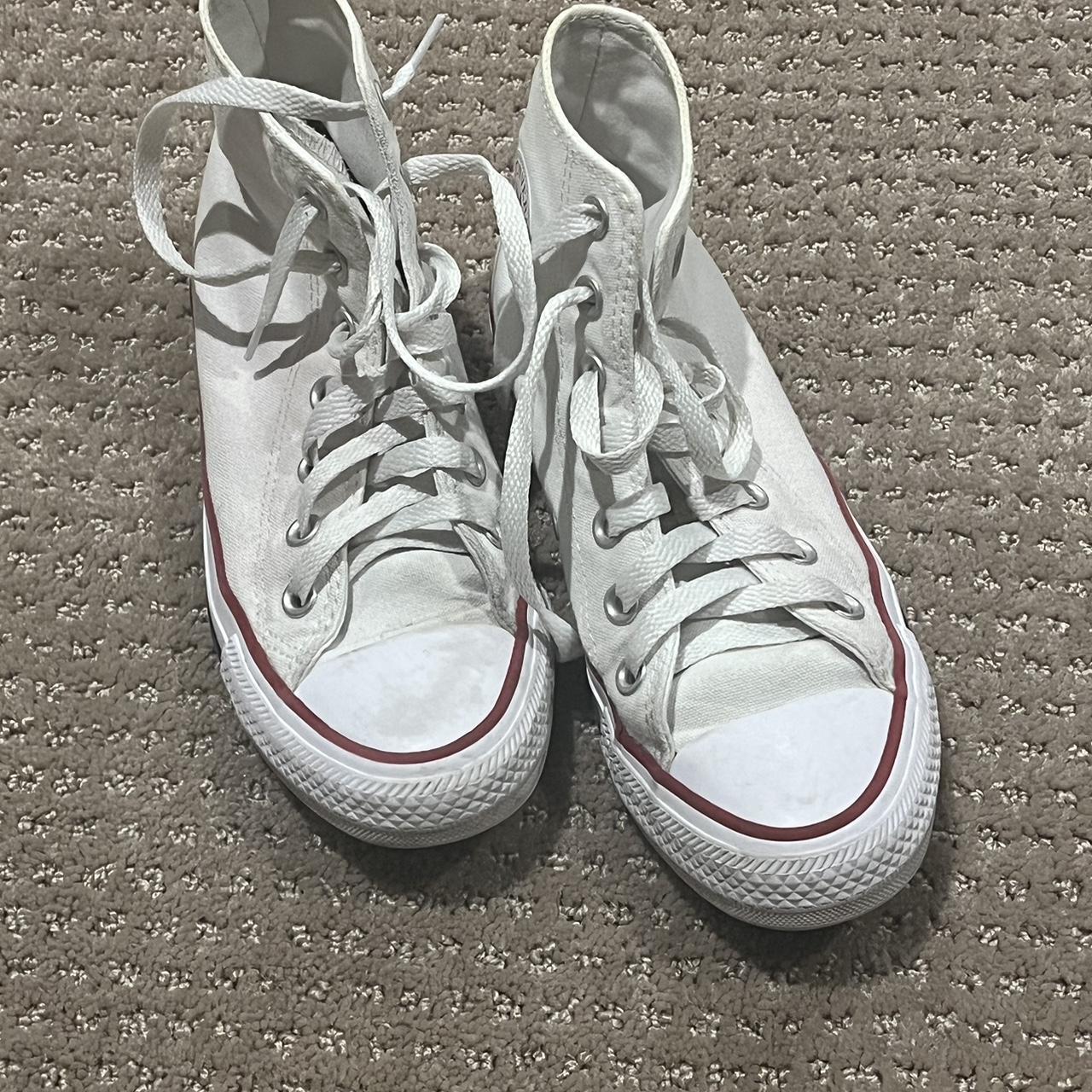 Converse white size 4 best sale