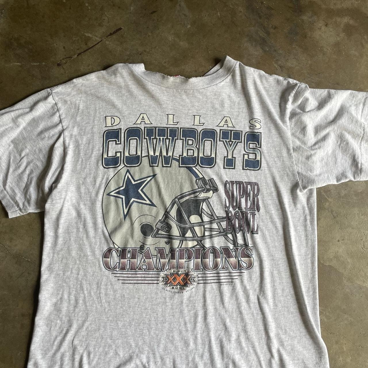 Vintage Dallas Cowboys T-shirt Size L White I would... - Depop