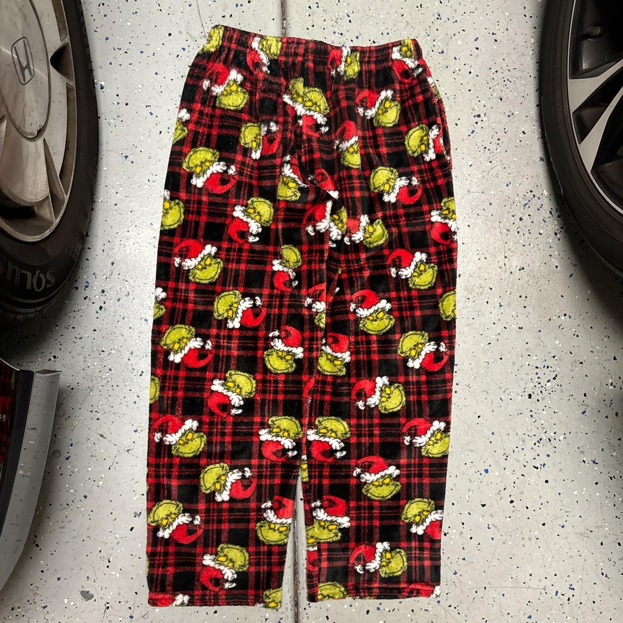 Grinch Christmas pajamas Great condition Size small Depop