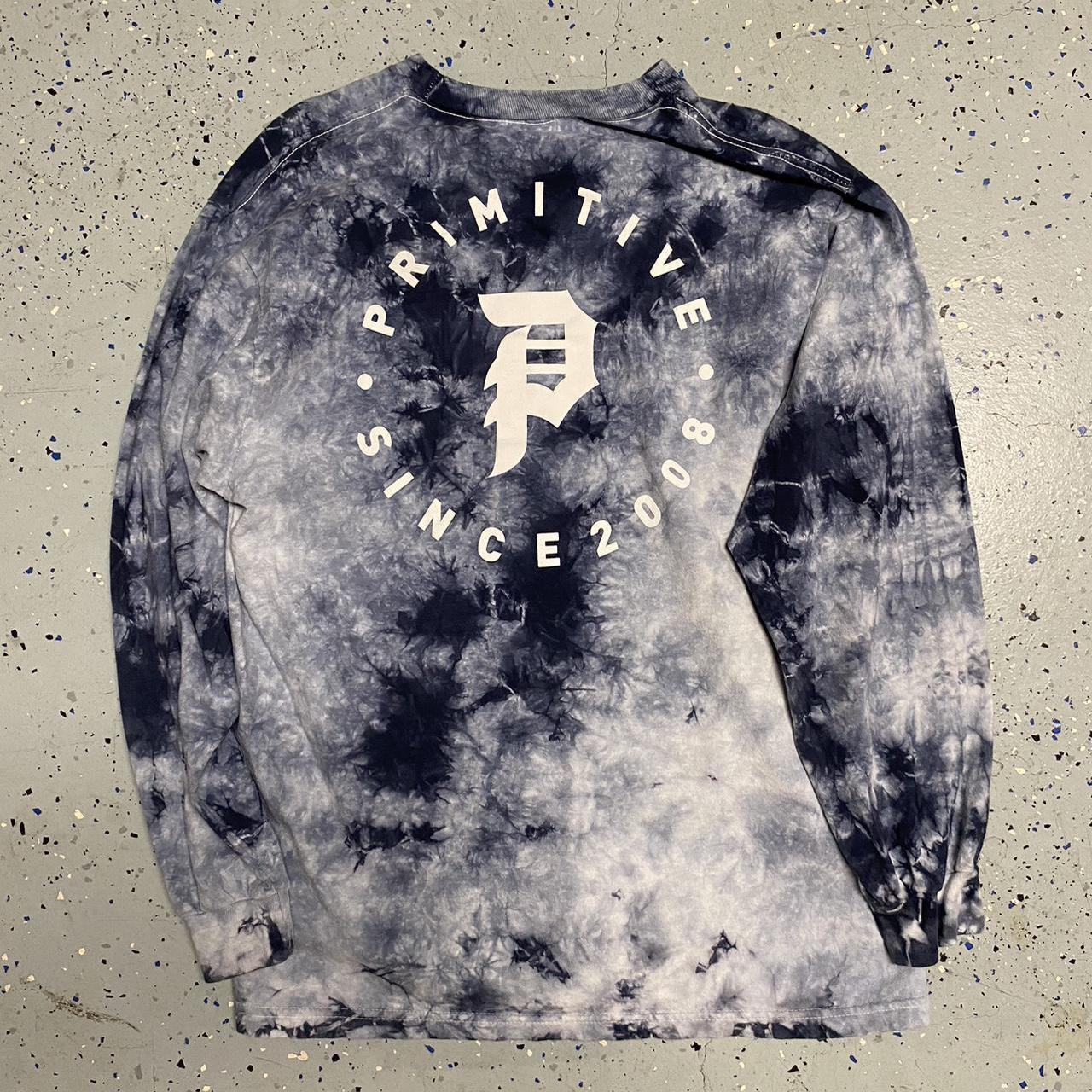 primitive tie dye shirt