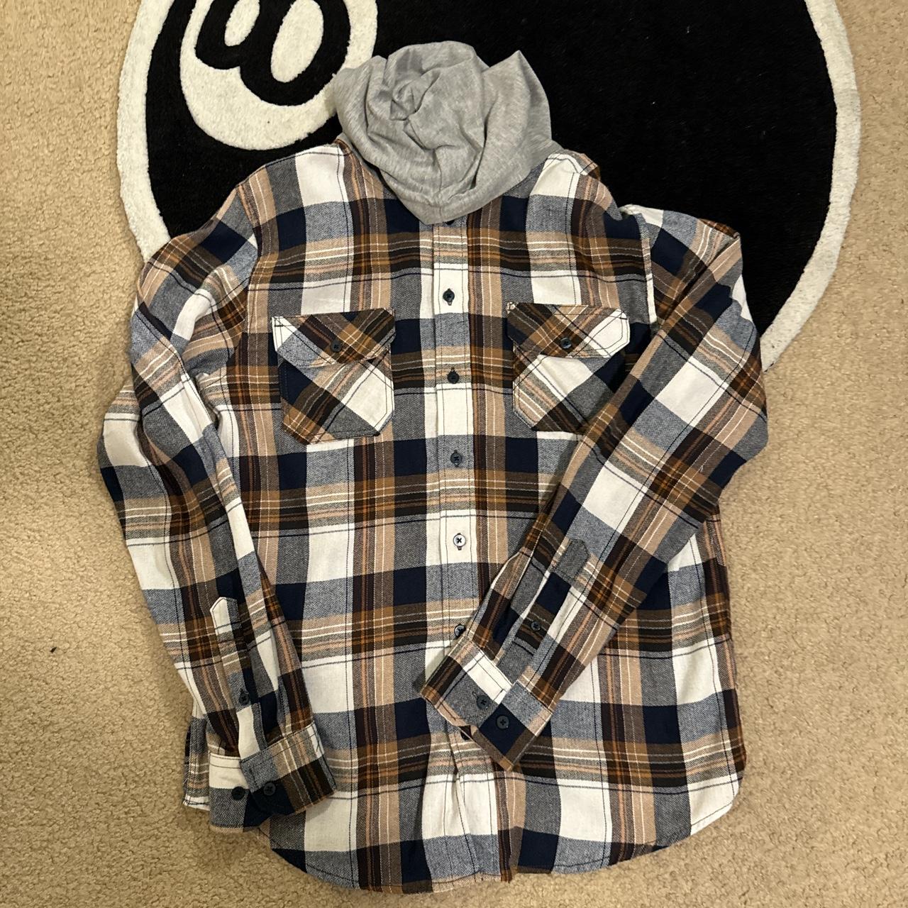 Rsq discount flannel hoodie