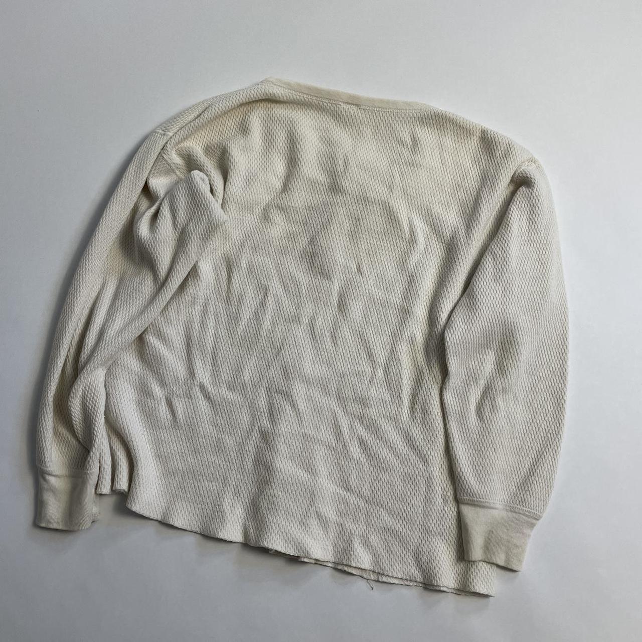 JCPenney Men's Cream and White Top | Depop