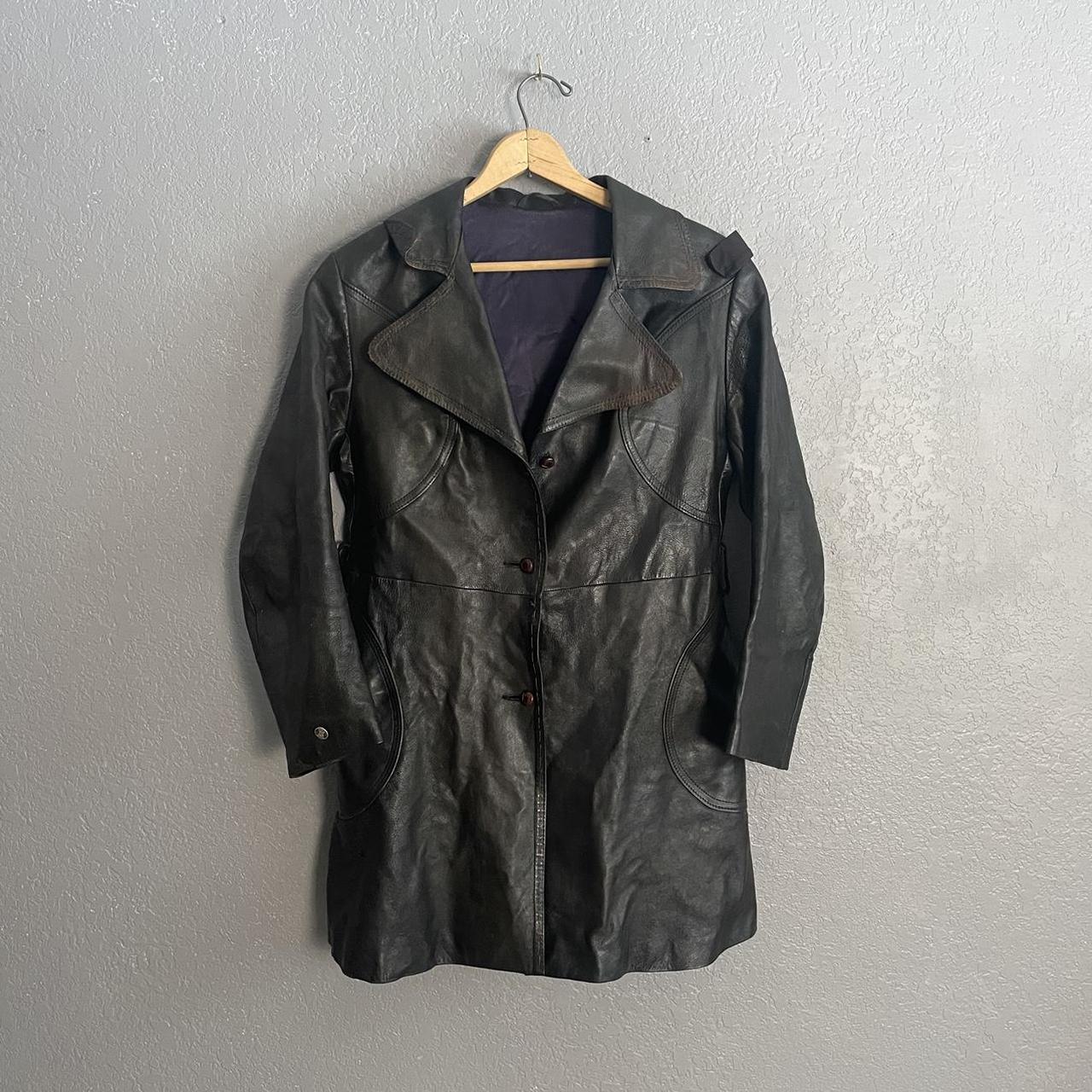 Aleksander Lamb Leather Jacket 1970s Beautiful... - Depop