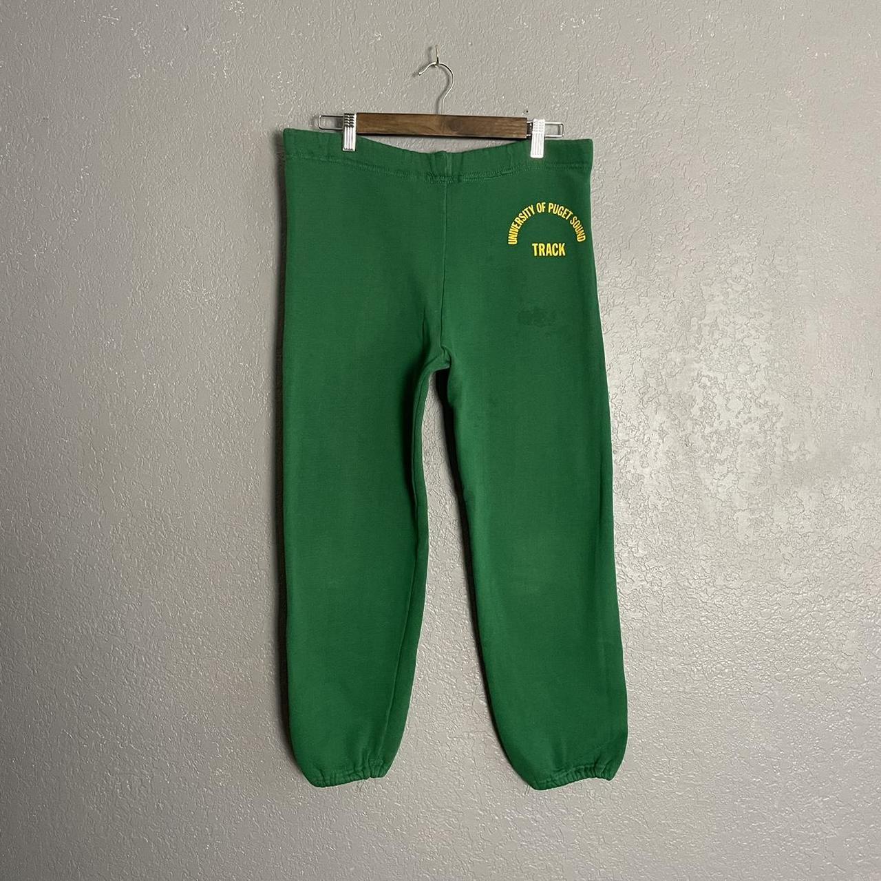Russell Athletic Men's Green Trousers | Depop