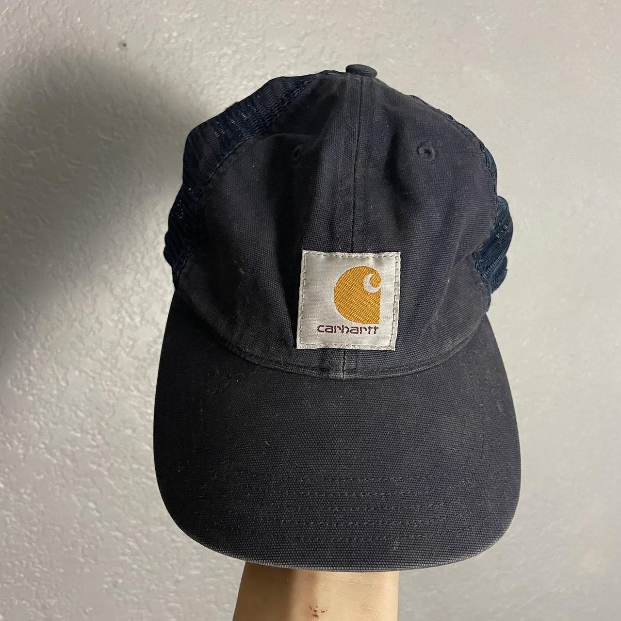 Carhartt Men's Navy Hat | Depop