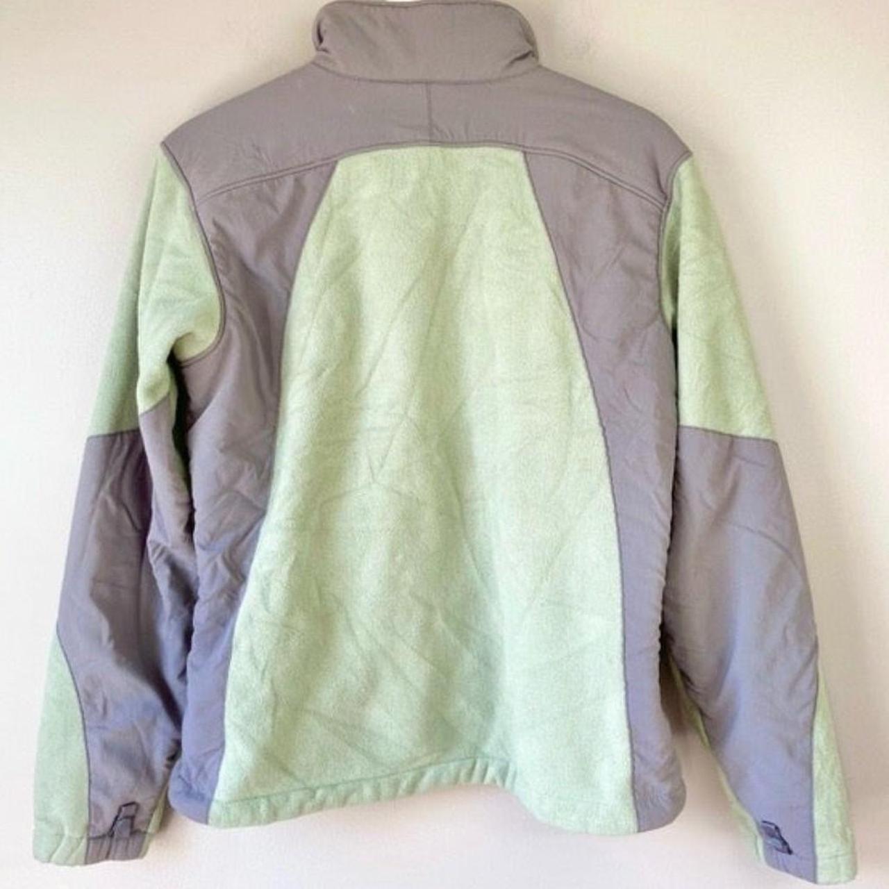The North Face Women's Green and Grey Jacket (2)