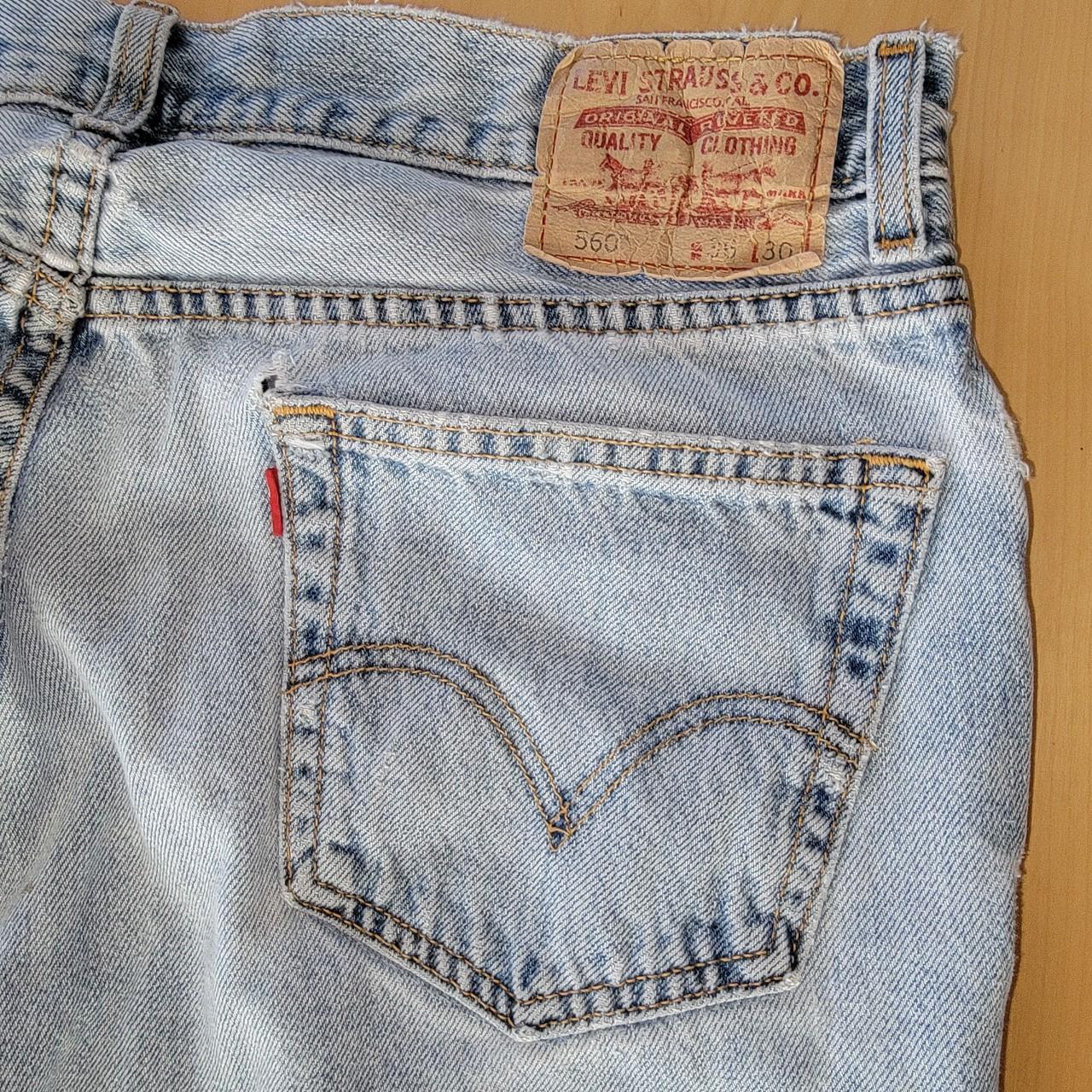 Levi's 560 Jeans Mens 36x30 (35×29 measured)... - Depop