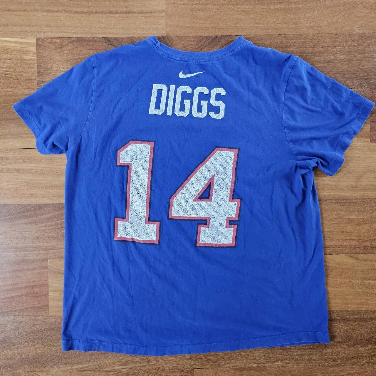 Nike Men's Buffalo Bills Stefon Diggs #14 White T-Shirt