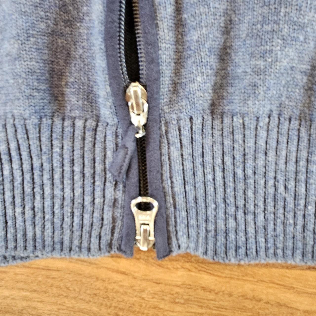 Gran Sasso Virgin Wool Zip-Through Cardigan