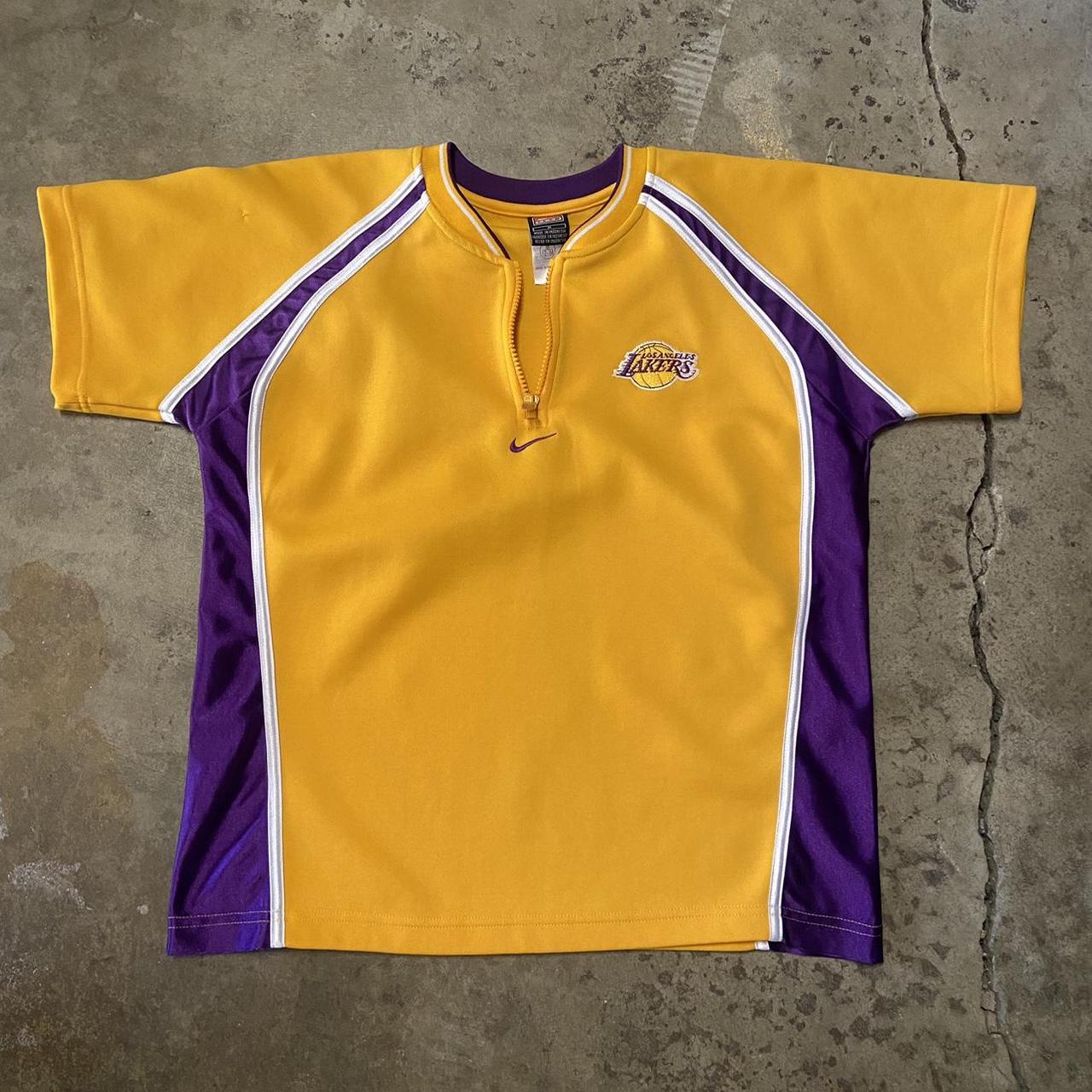 NIKE LOS ANGELES LAKERS WARM UP SHOOTING SHIRT - Depop