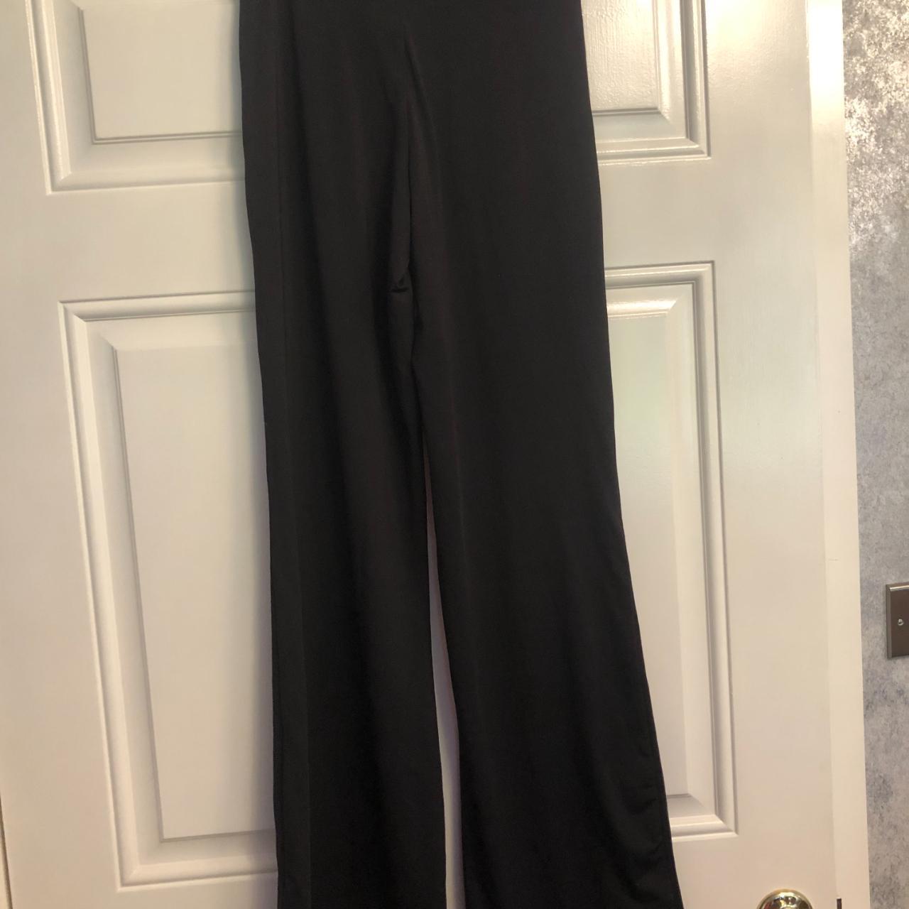 Oh Polly black bardot style long sleeve top & wide... Depop