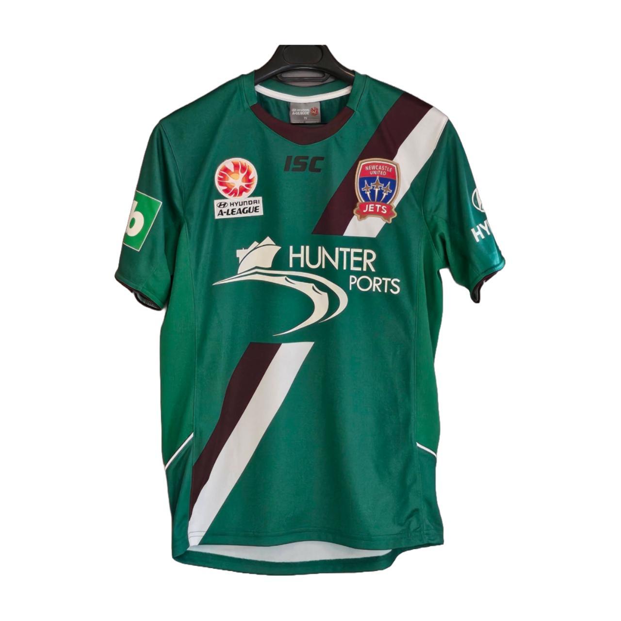 Newcastle Jets A-League #9 HESKEY 2013-14 Away... - Depop 