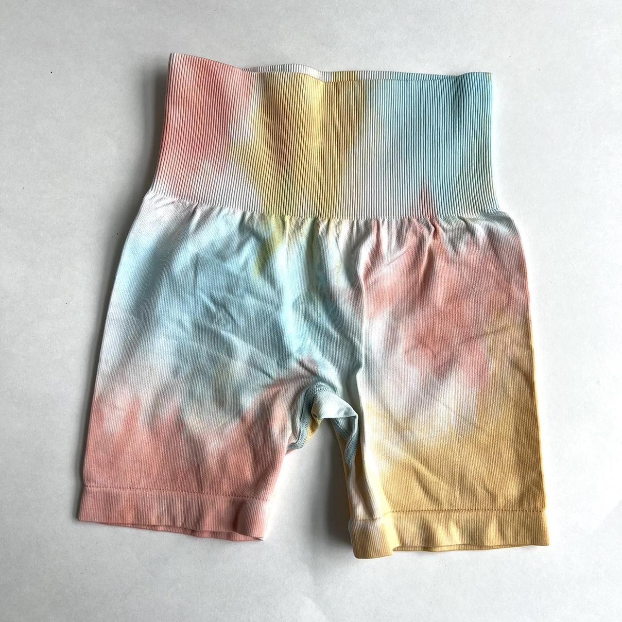 tie-dye gym short Brand new 100% squat proof dm for - Depop