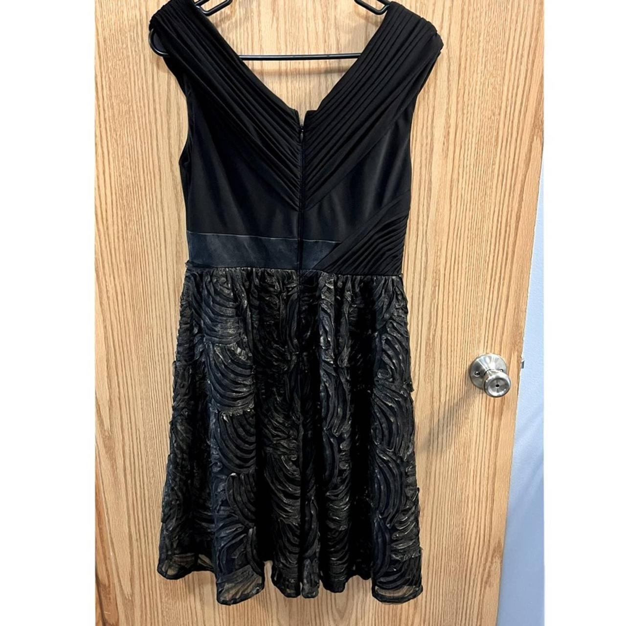 Adrianna Papell Black Cocktail Evening Dress w Depop