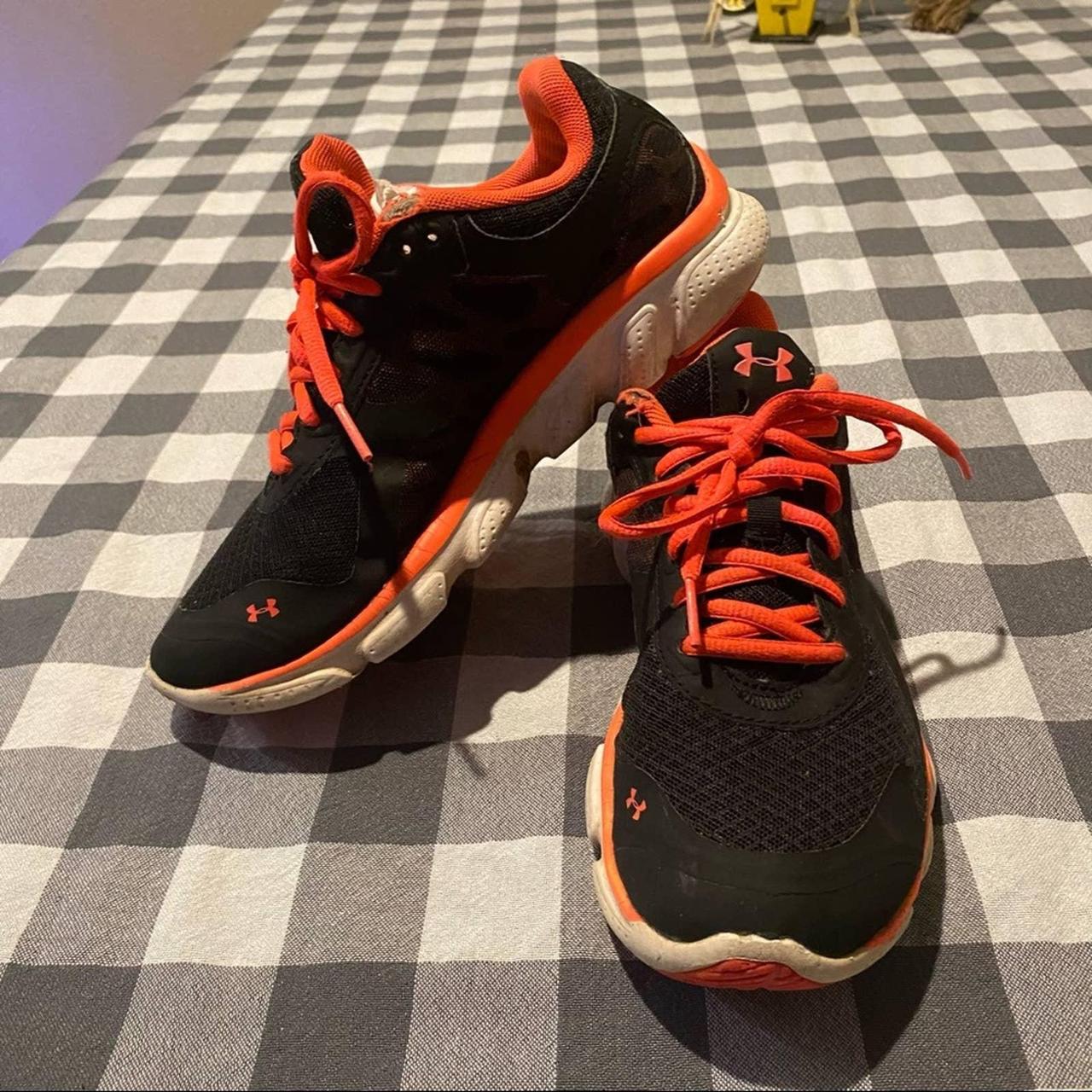 Orange under deals armour shoes womens