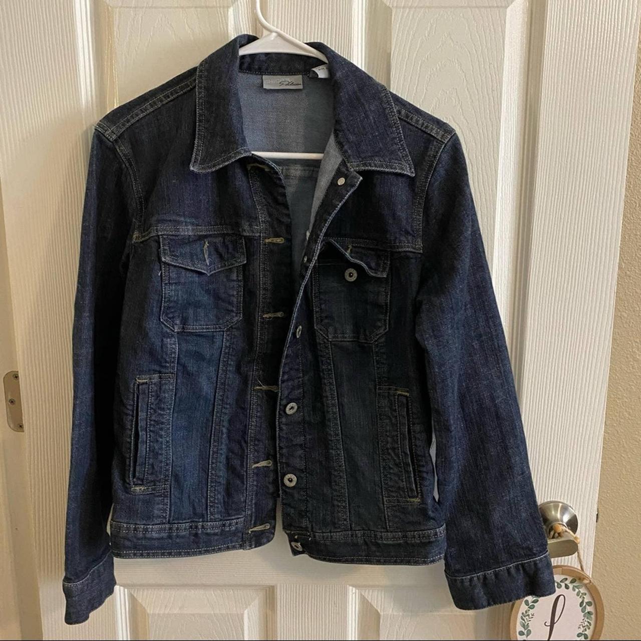 Chico's platinum shop denim jacket