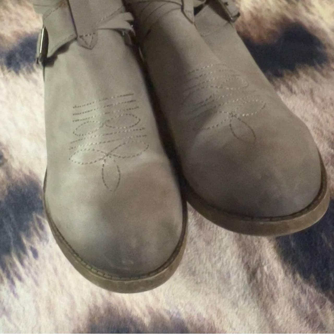 maurices grey boots