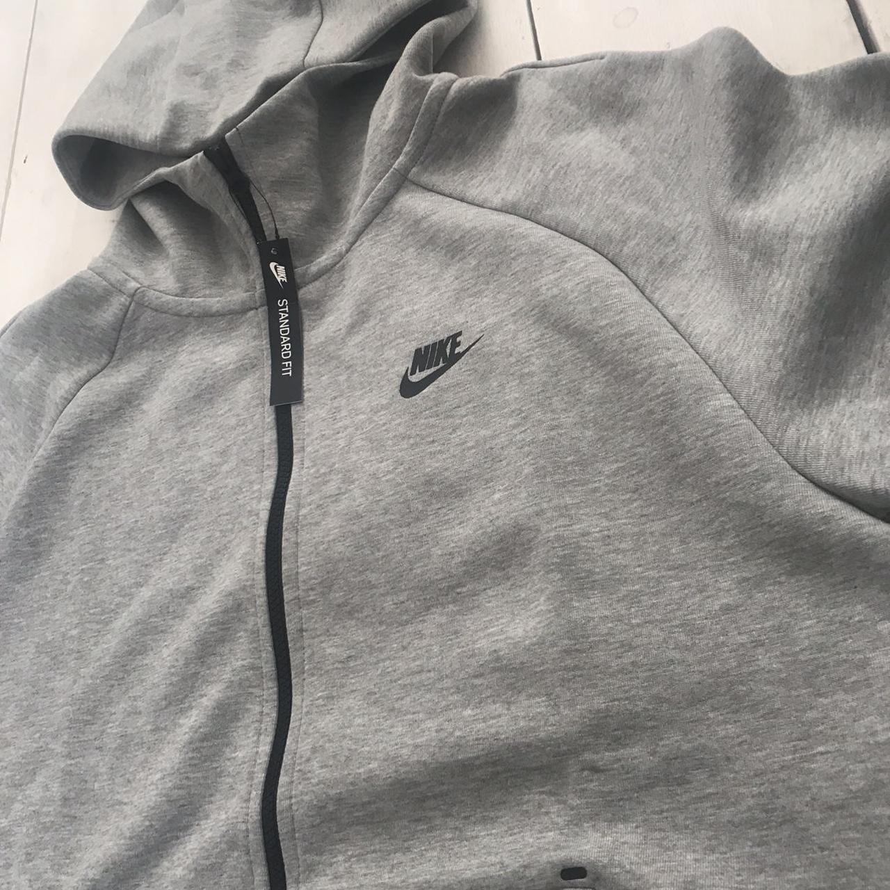 Nike Men's Grey Hoodie | Depop