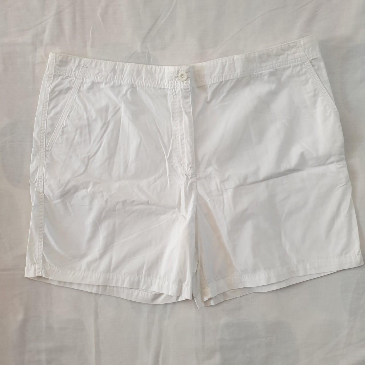 Marks & Spencer Women's White Shorts | Depop