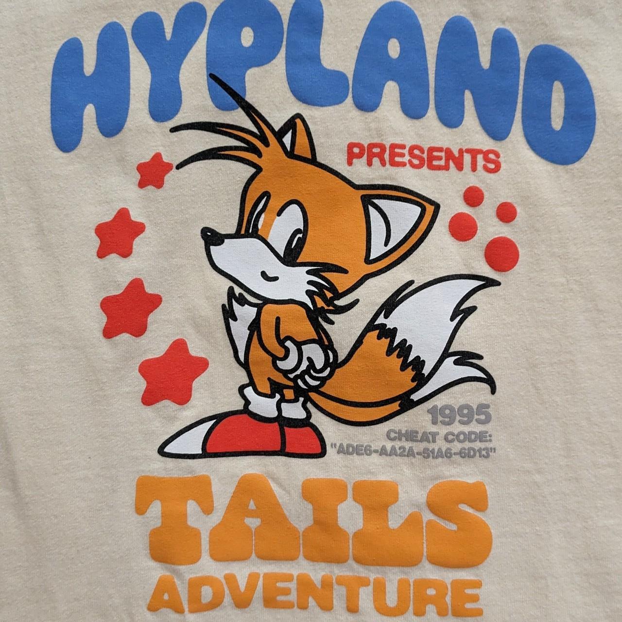 Hypland Sonic Tails T Shirt Size Medium. Great... - Depop