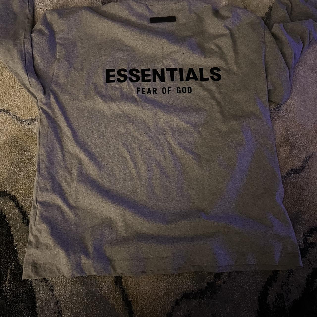 Grey essentials online jumper