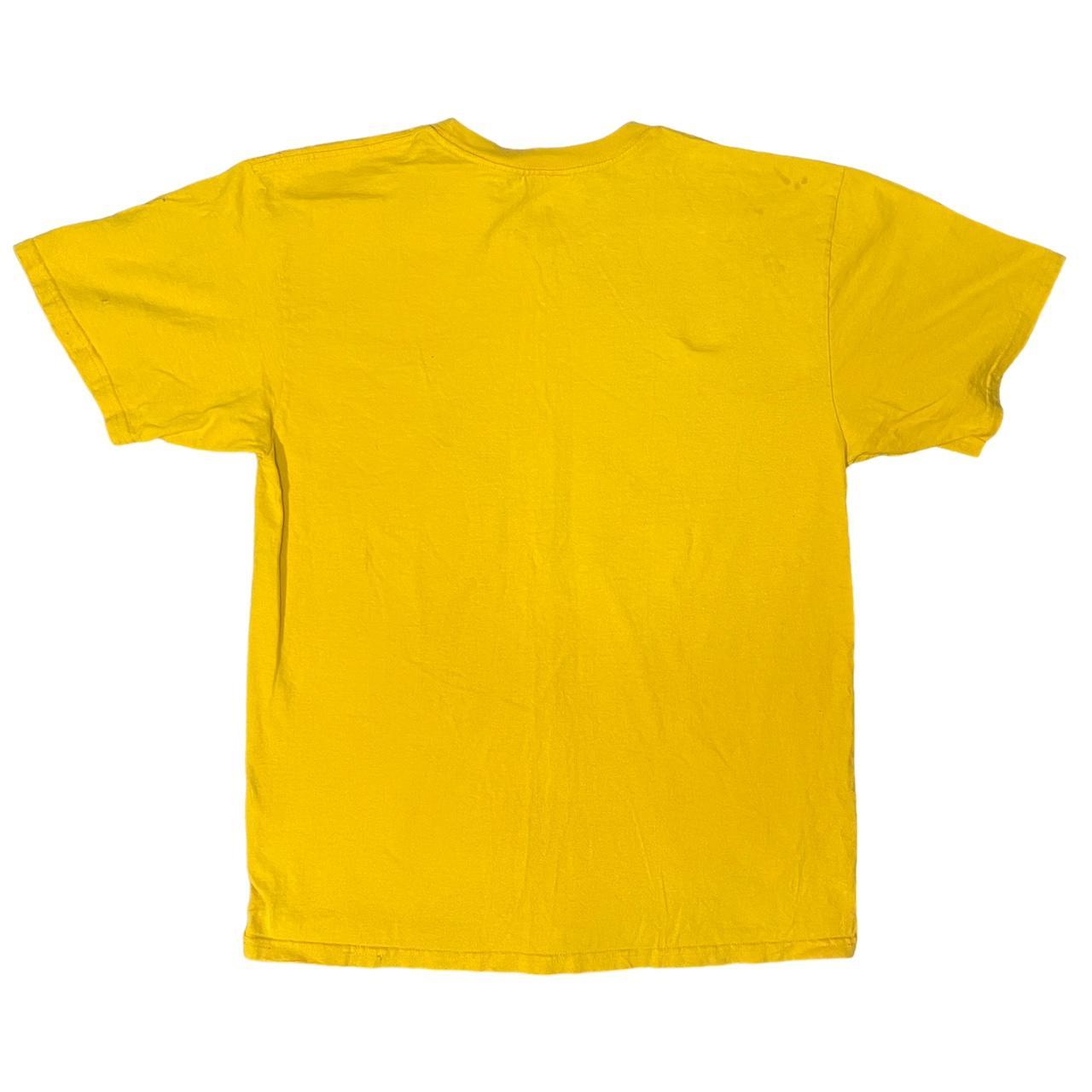 Nike Men's Yellow Tshirt Depop