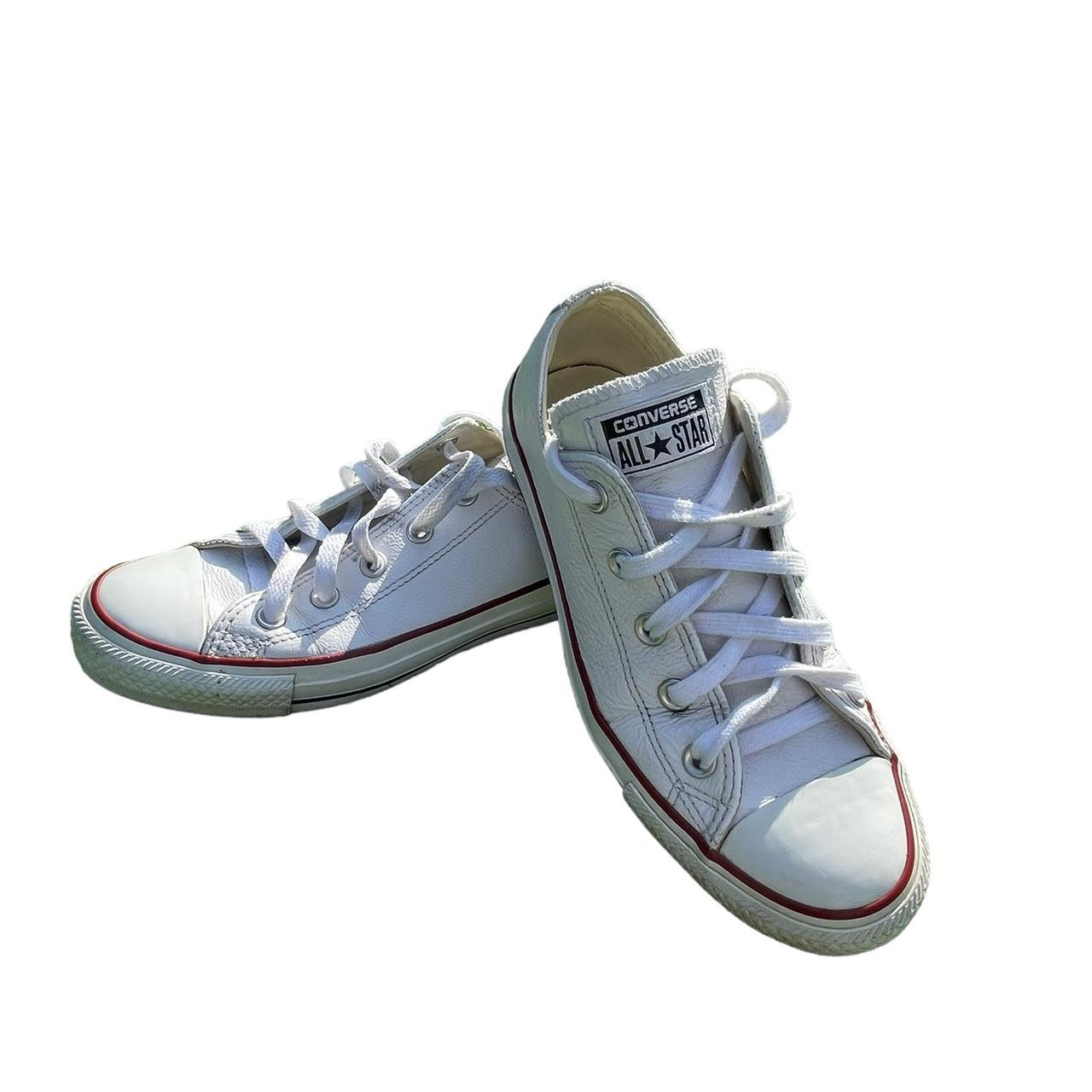 Womens Leather Converse 🛹 Size 6 Depop