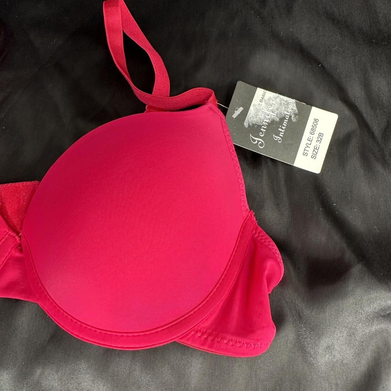 Jennifer Intimates Hot Pink Bra Light Weight