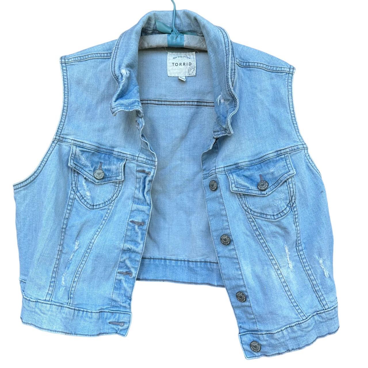 Torrid hotsell denim vest