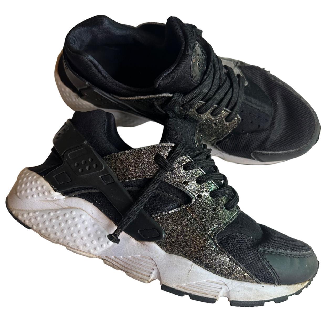 Nike huarache black glitter online