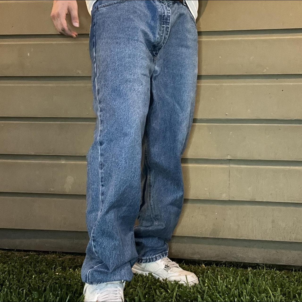 Burberry x Supreme Jeans - Brand New - Size - Depop
