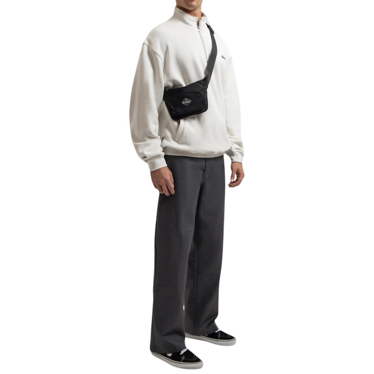 ★入手困難★STUSSY STOCK LOGO MOCK Stussy Stock Logo Crewneck Sweatshirt - Black | Flatspot