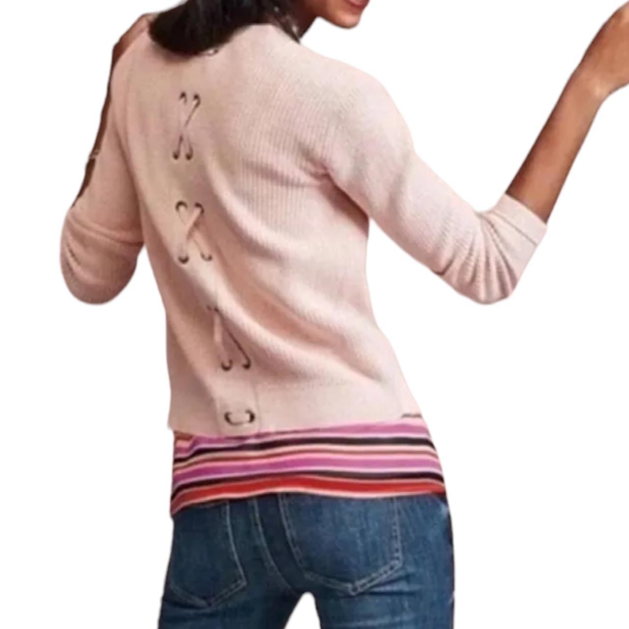 Cabi lace up sweater sale