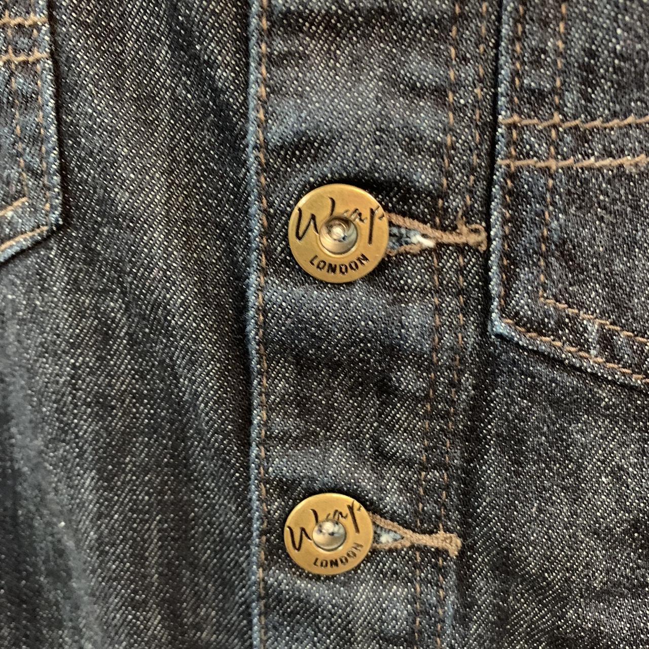 WRAP LONDON Overalls Black Denim Cotton Raw Hem... Depop