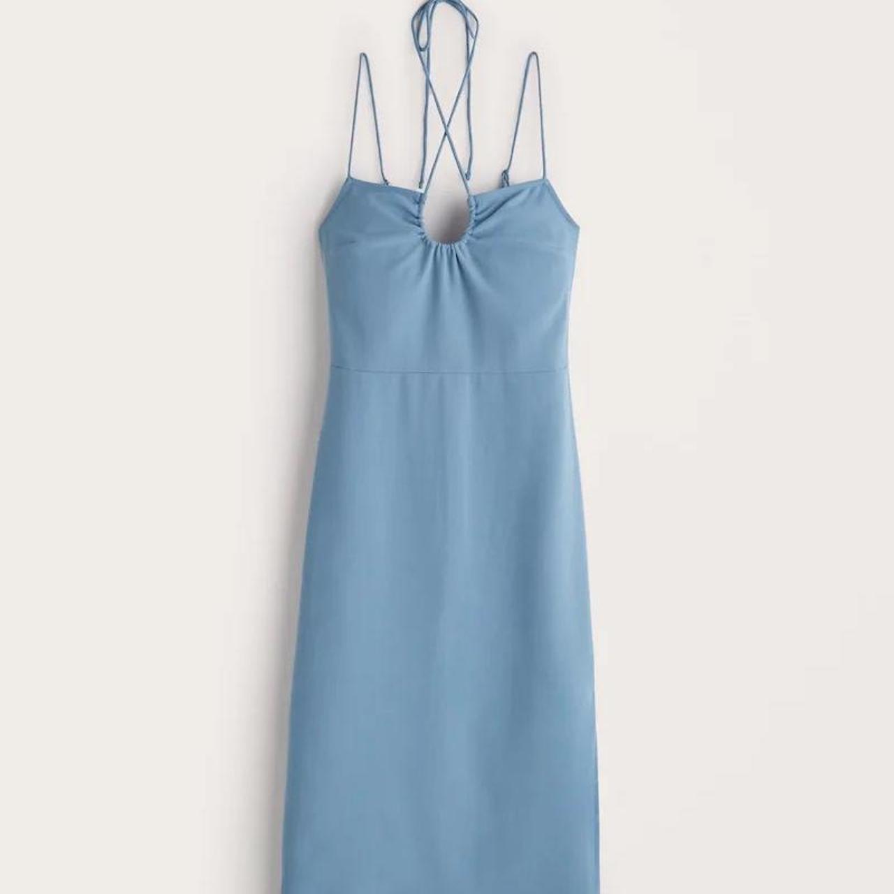 Abercrombie & Fitch Women's Blue Dress | Depop