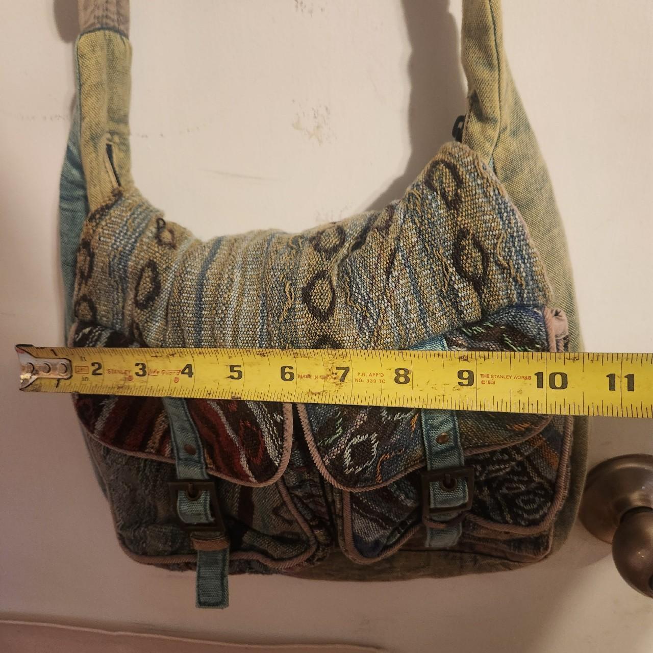 Women's Bag - Multi/Green – Boho patchwork should… - image 5