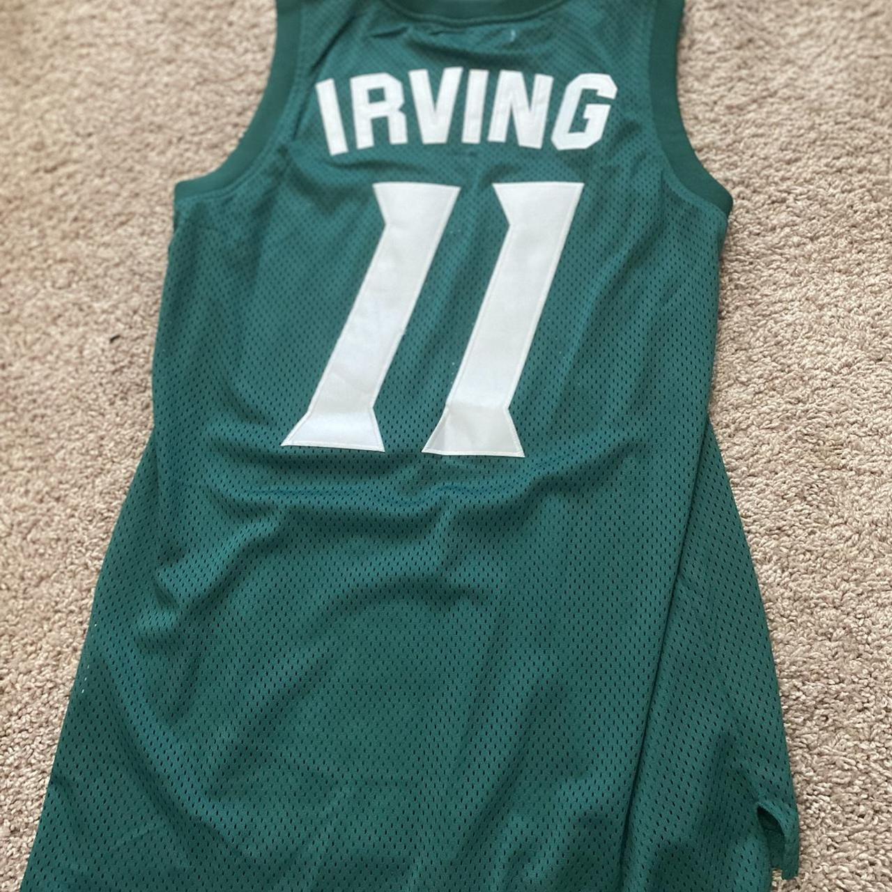 Kyrie Irving St Patrick's Jersey Kyrie Irving #11 White