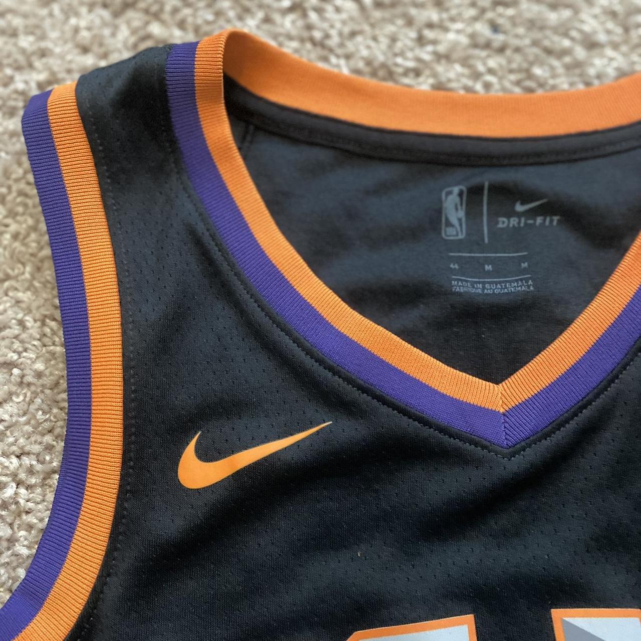 Nike Jordan Youth Phoenix Suns Devin Booker Number 1 Statement T-Shirt - Orange - M - M (Medium)