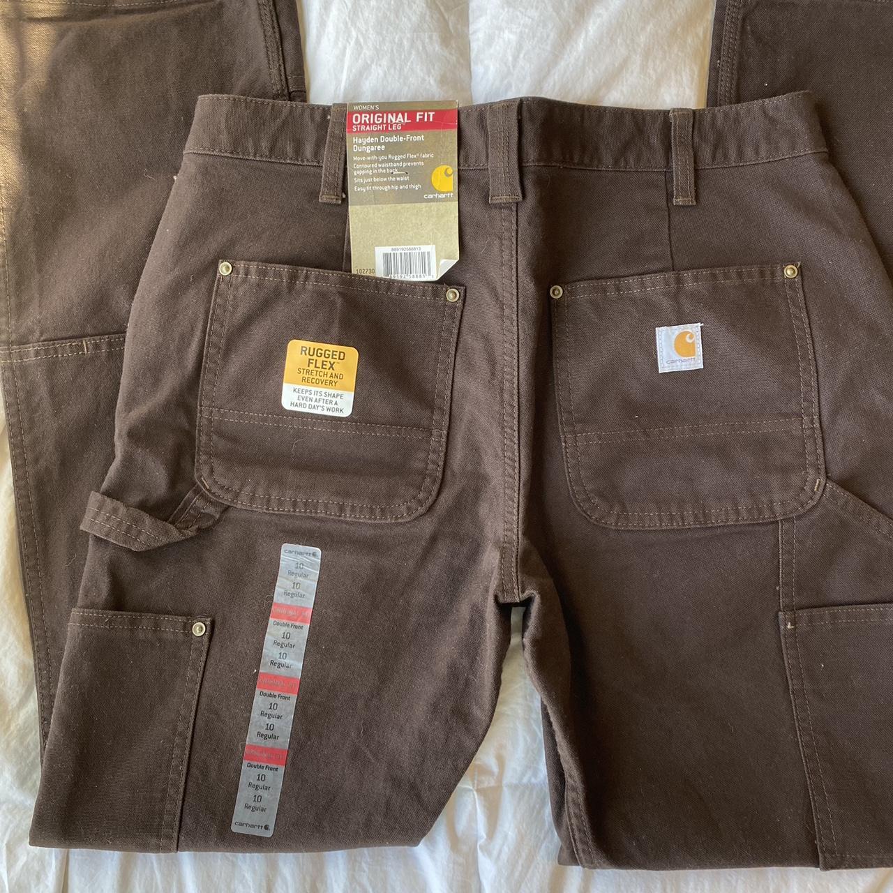 Carhartt brown carpenter pants! Brand new with... - Depop
