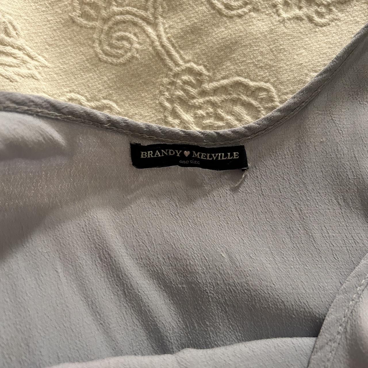 Brandy Melville Women's Blue Dress | Depop