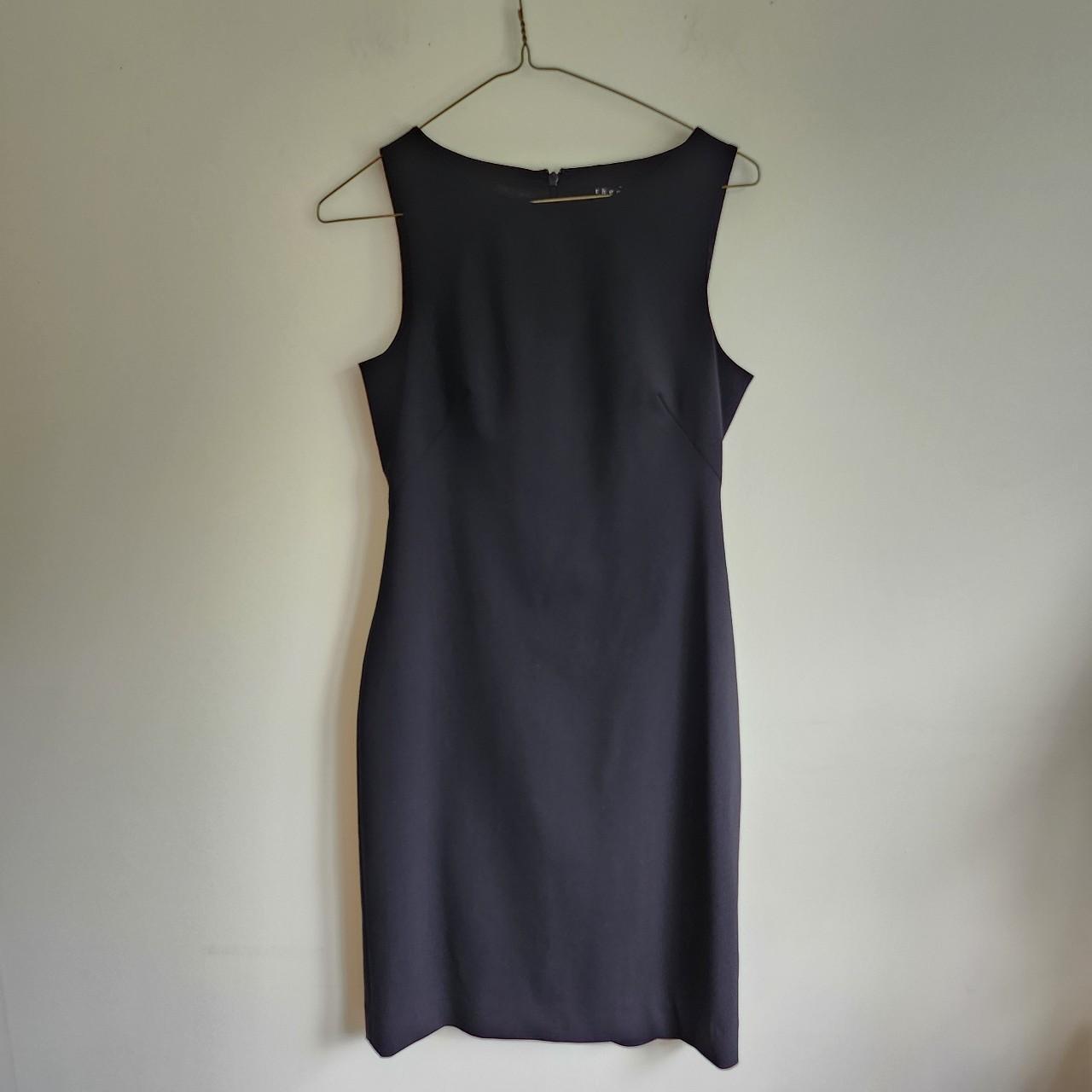 EUC THEORY Betty 2BV Spring Black Cauldwell Dress.... - Depop