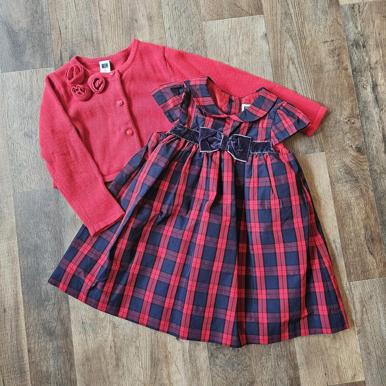 Janie and jack plaid dress best sale